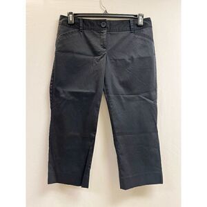 The Limited Women's Mid-rise Capri Trouser Drew-fit Pants Black Size 10